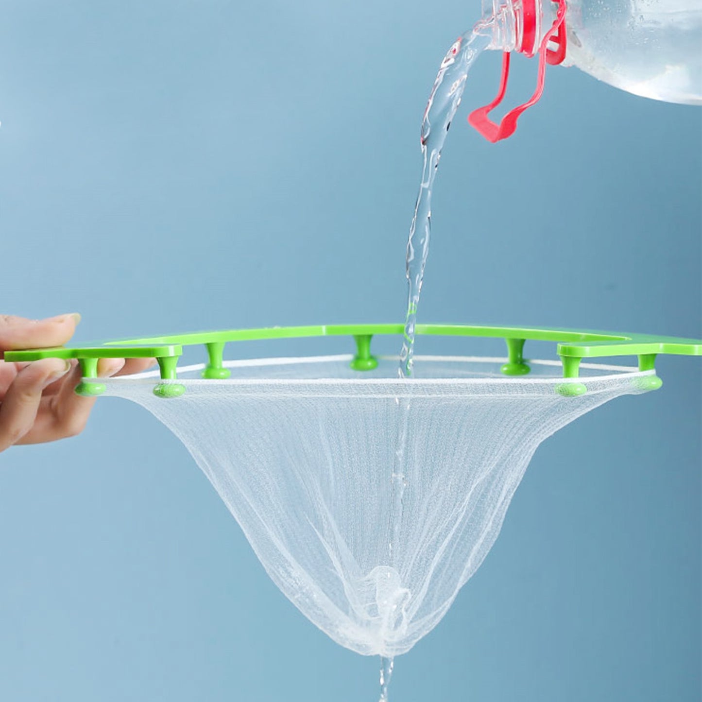 Disposable triangle drainage rack