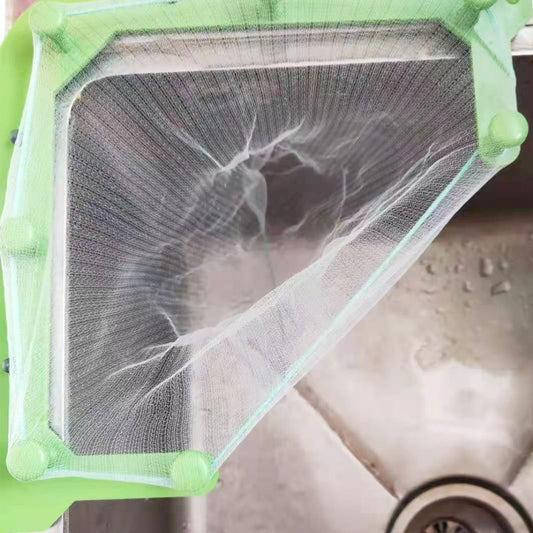 Disposable triangle drainage rack